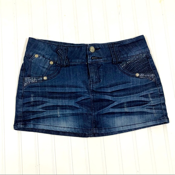 Blue jeans skirts - Picture 1 of 5